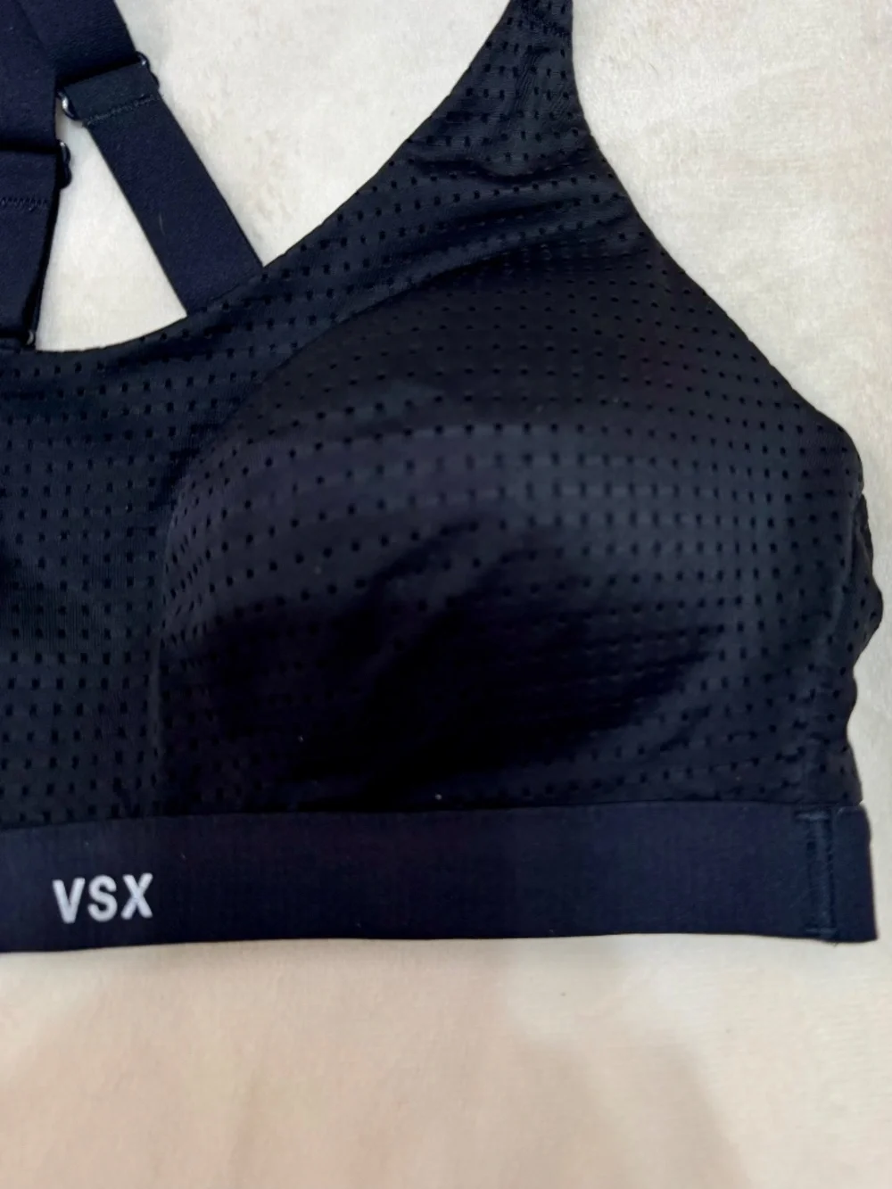 Victoria’s Secret VSX Sport Black Racerback Sports Bra 36B